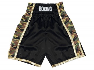 Personlig Boxing Shorts : KNBSH-034-Svart
